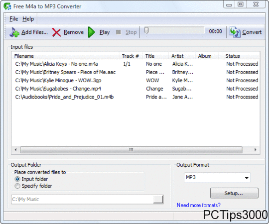 how to convert an aac file to mp3